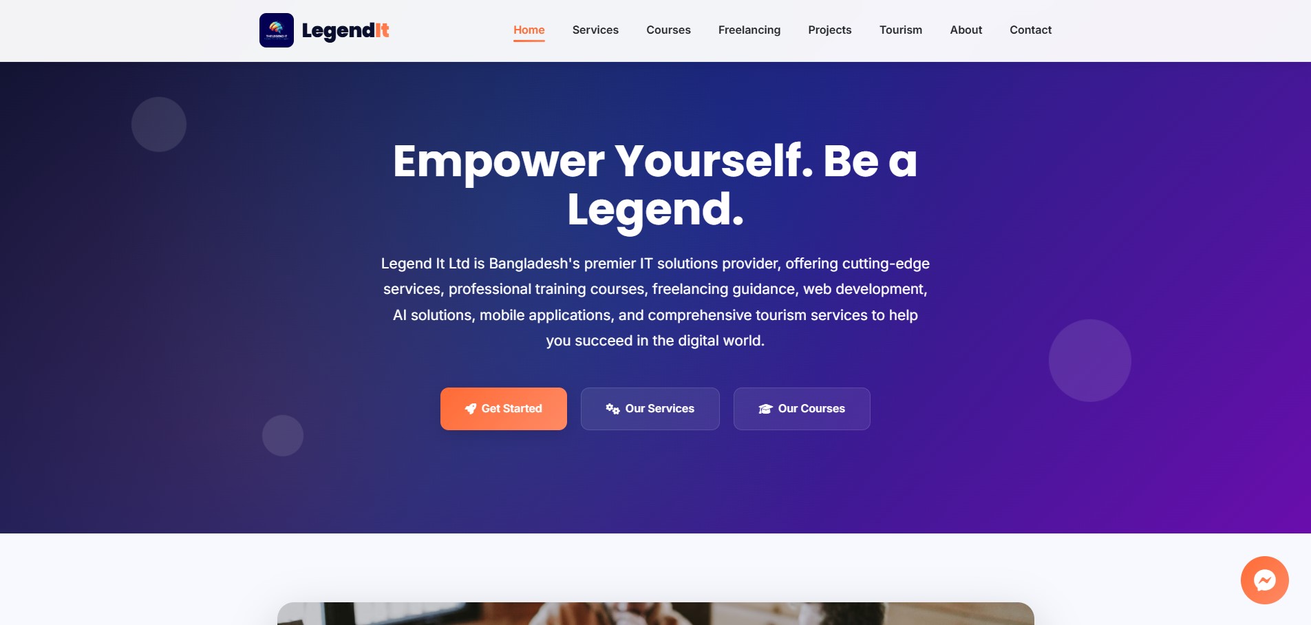 Legend IT Ltd Website